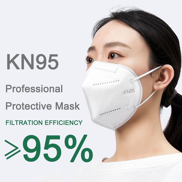 

in stock face mask non-woven anti-dust mask for civilzen protective kn95 masks with non-woven fabric carbon filter cotton