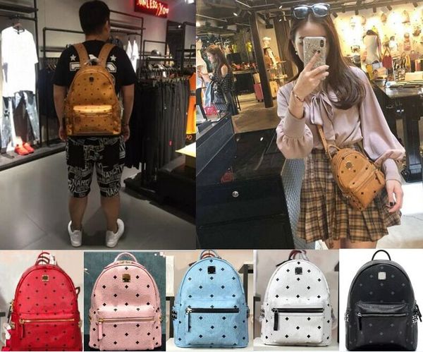 

fashion women men backpack schoolbag cute small back pack leather female backpacks for teenage girls rucksack computer bag