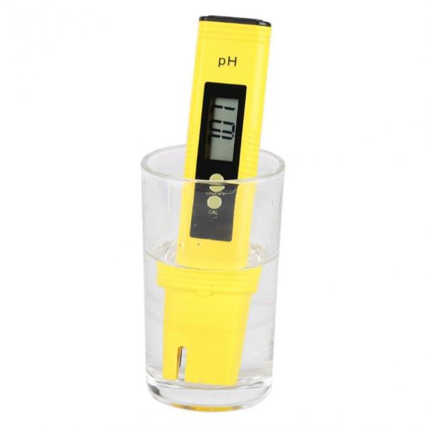 wholesale hot 60pcs Digital PH Tester Pocket Portable Pool Acqua vino Cibo di qualità Acquario Hydroponics Meter SN2102