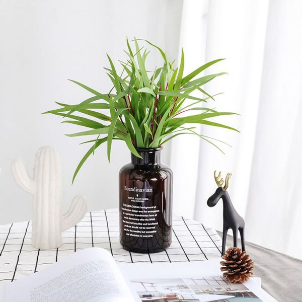 

artificial plant flowers water fork eucalyptus plastic green grass wedding home decoration table decorations bensai tree
