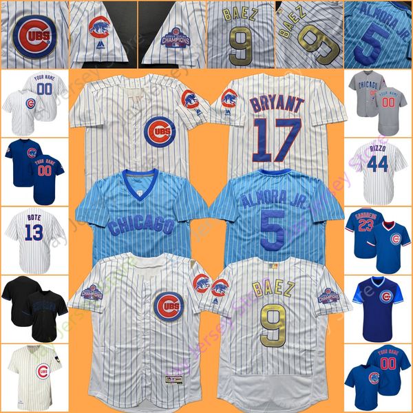 

Chicago Custom Cubs Jersey Tim Collins Oscar De La Cruz Dillon Maples Alec Mills James Norwood Randy Rosario