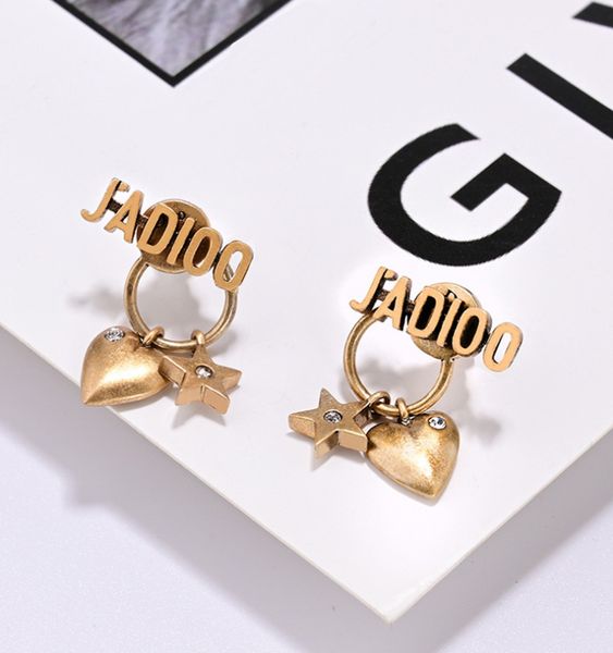 

high-end quality gold-plated cz moon star earrings exquisite gift for girls women party wedding, Golden;silver