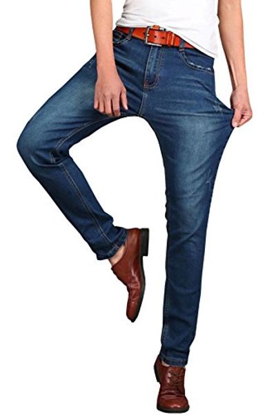 

hengao men's casual stretch jeans, Blue