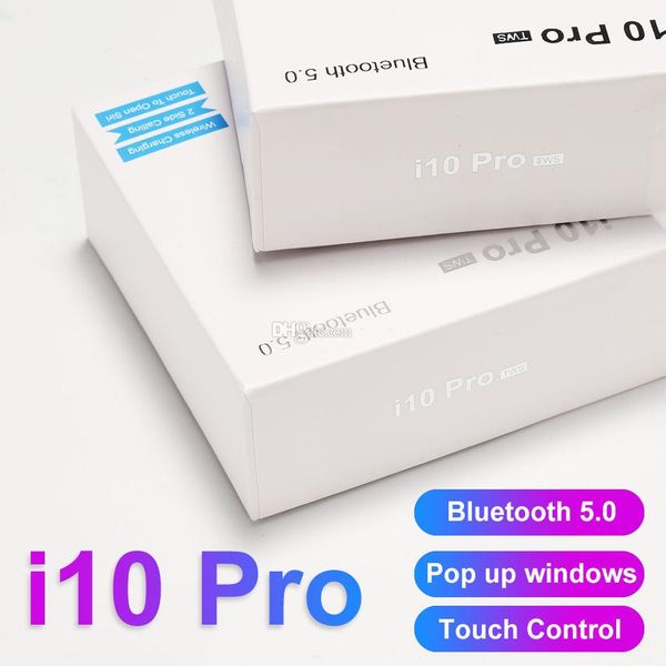 

TWS Наушники I10 PRO Bluetooth наушники наушники с беспроводной Поддержка управления сенсорным Зарядка ПК i12 i11 V8 i7s Twis i10 TWS с розничной коробкой
