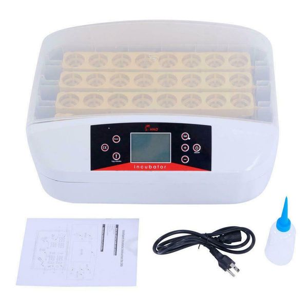 

32 eggs practical automatic poultry incubator with egg candler us standard