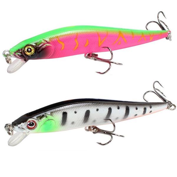 

floating minnow fishing lure wobbler hard artificial bait 10.5cm 10g 3d eyes quality trolling carp pike pesca fishing tackle mypez