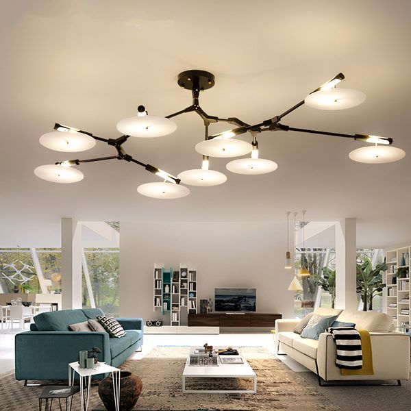 2019 2019 Modern Led Chandelier Living Room Suspended Lighting Loft Deco Fixtures Restaurant Hanging Lights Nordic Bedroom Pendant Lamps From