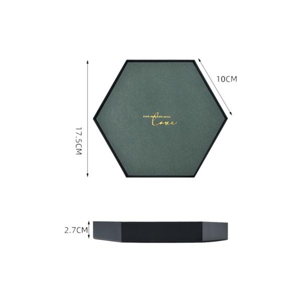 

jewelry display plate home decoration universal easy clean kitchen pu leather organizer storage tray necklace ring tabletop