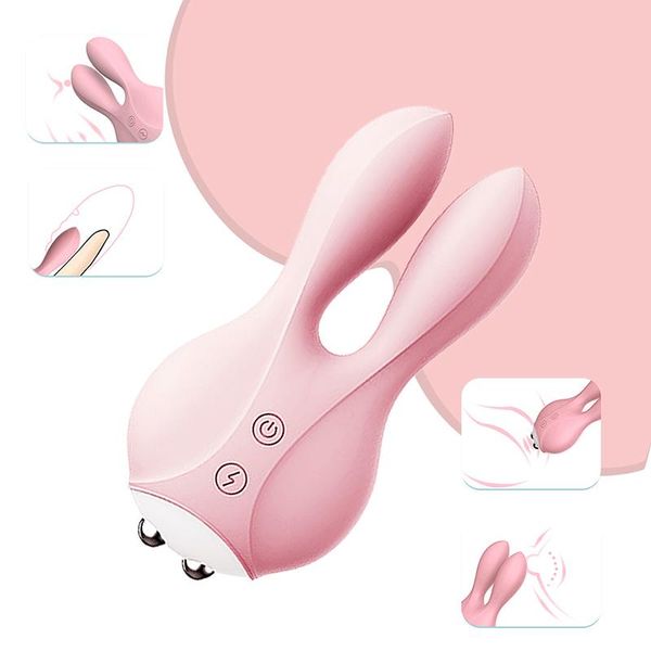 Vibratore del coniglio Giocattoli del sesso per le donne Figa Vagina Anale Butt Plug Nessun Dildo Giocattoli per adulti Masturbazione erotica Vibratori per clitoride