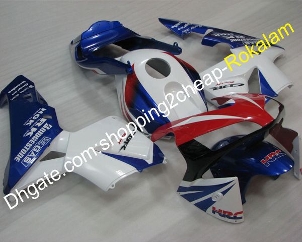 

fairing for honda cbr600rr f5 2003 2004 cbr 600rr cbr600 rr cbr5 03 04 blue white black red motorcycle cowlings kit (injection molding)