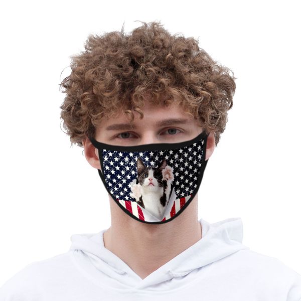 

день независимости сша маска для леди cubrebocas цвет роза маски washable полиэфир уса authenti независимости newclipper osgcd, Black