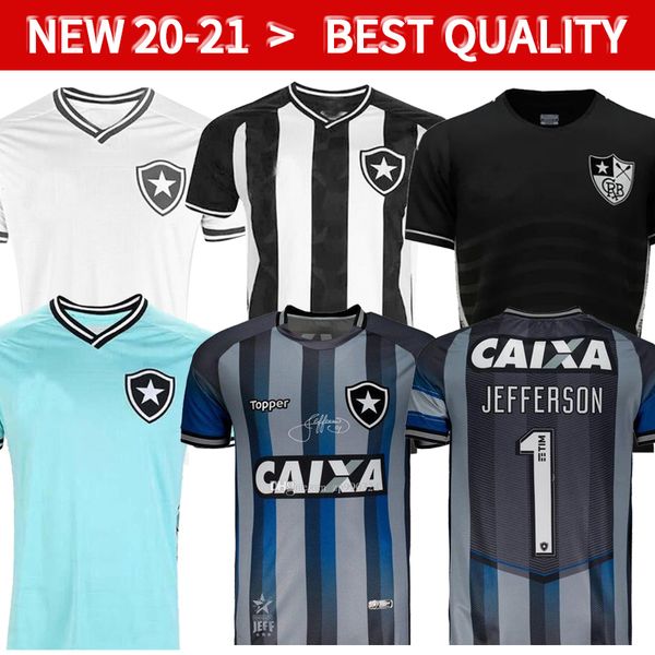 

2020 brasil botafogo soccer jersey honda 19 20 luíz fernando diego souza a.santana cicero uniform fans shirt camisa de futebol, Black;yellow