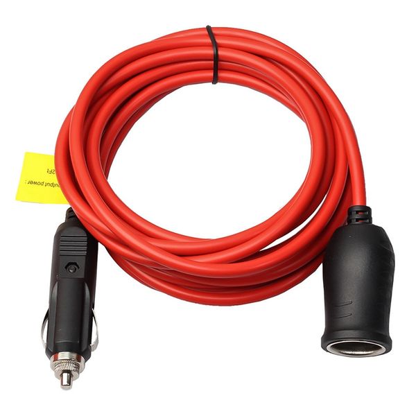 

12v 24v 3.6m car cigarette lighter extension cable cigarette lighter plug adapter socket charger lead cord wire