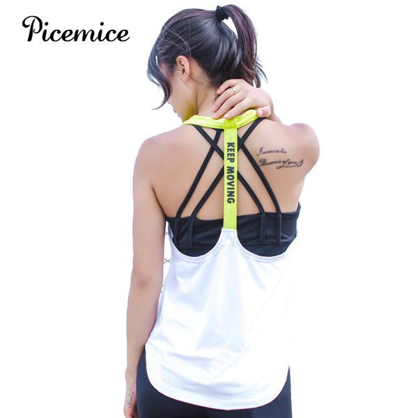 

womens sport shirts yoga sleeveless vest fitness running clothes for female breathable tank running vest, White;red