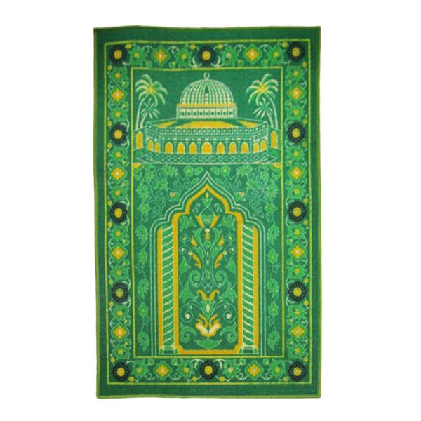 

66.5*110cm polyamide fibre prayer rug islamic muslim prayer mat comfortable bedroom rug carpet portable praying blanket