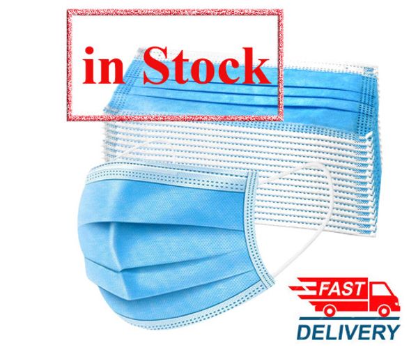 

dhl fast mouth mask with elastic ear loop 3 ply breathable comfortable wholesale disposable face mask designer dust mask