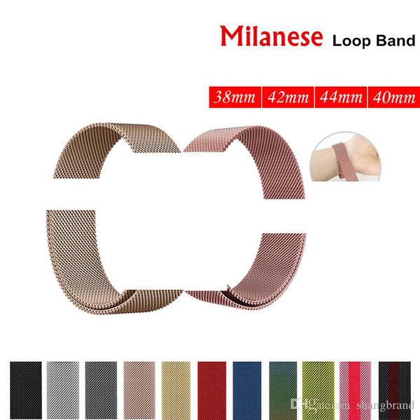 

Milane e loop bracelet tainle teel band 42mm 38mm 40mm 44mm bracelet trap for watch erie 4