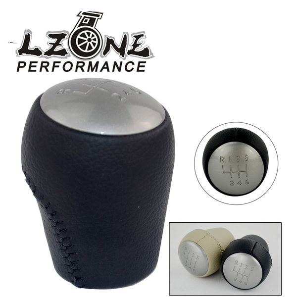 

lzone - 6 speed manual car gear shift knob shifter handball for qashqai x-trail mt shift knob 2006-2013 jr-gsk75