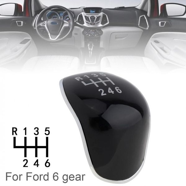 

6 speed manual styling gear shift lever knob stick handball head cover for focus / fiesta / mondeo 2007-2013 6 gear models