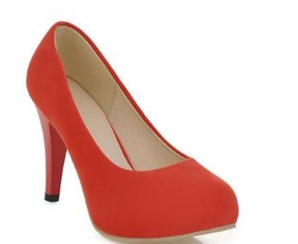 

2019 women's shoes in spring and autumn with new style high heel fine heel round head waterproof table suede@2302, Black