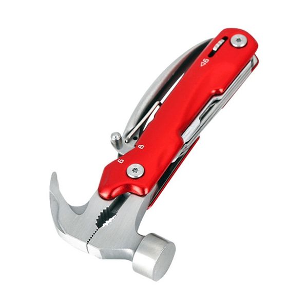 

multifunctional emergency car safety hammer with wire cutters,knives,saws,screwdrivers,outdoor camping survival edc tools climbing ropes
