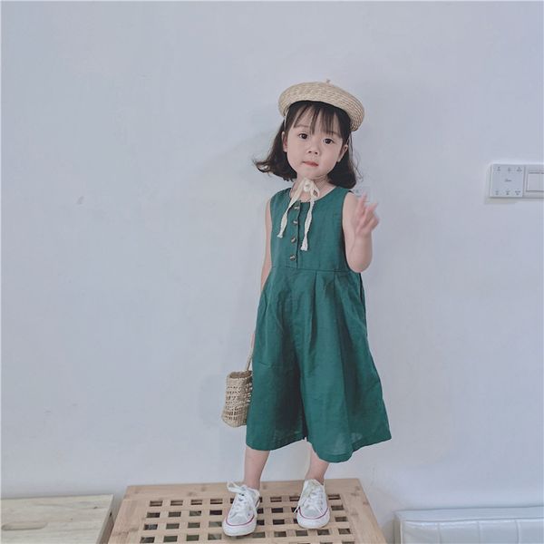 

2020 корея стиль девочки мальчики общий брюки лето детские брюки 2-8 лет, Blue