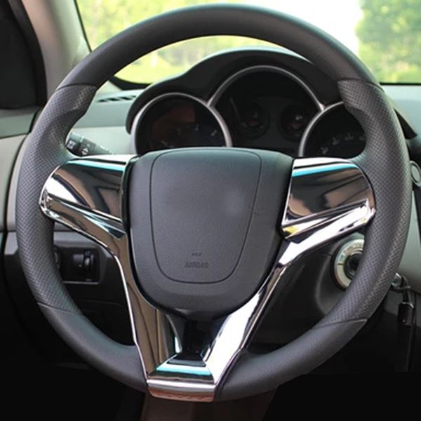 

a little change upgrade car steering wheel decoration cover trim stickers for chevry cruze sedan hatchback 2009 - 2014