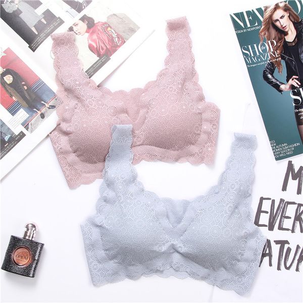 2019 Oranriting New Lace Seamless Bra Women Sexy Lingerie Girl