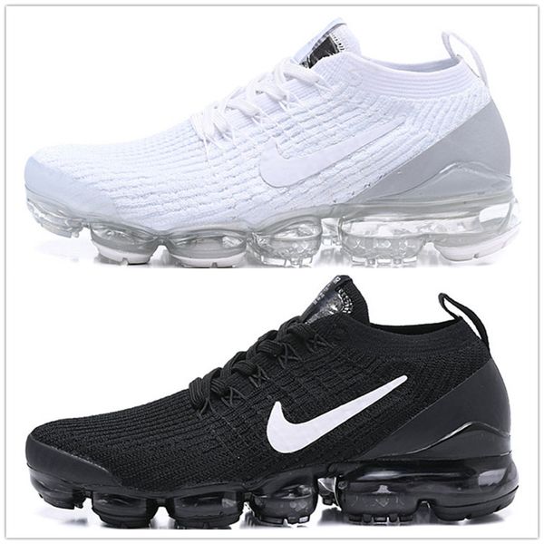 

2019 classic fly 1.0 2.0 3.0 knit flagship shoes men&women triple white black grey knitting trainers fashion sneakers