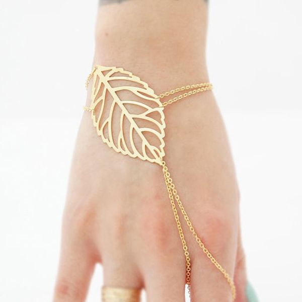

women bracelet plant bracelets simple mittens bangles ladies geometric jewellery fashion bohemia gold color stainless pulseras, Black