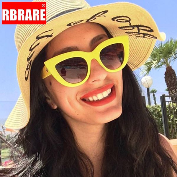 

rbrare cateye sunglasses women large frame sun glasses for women street beat vintage outdoor gafas, White;black
