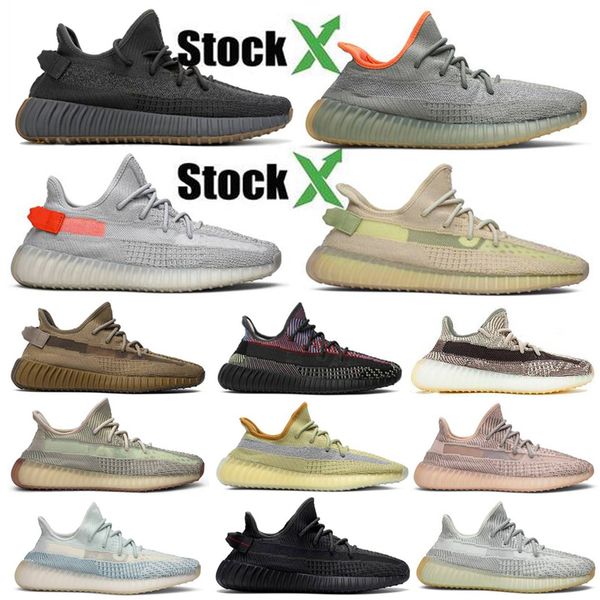 

2020 kanye west earth desert sage cinder zyon linen tail light flax gid black state 3m reflective yecheil men women running shoes