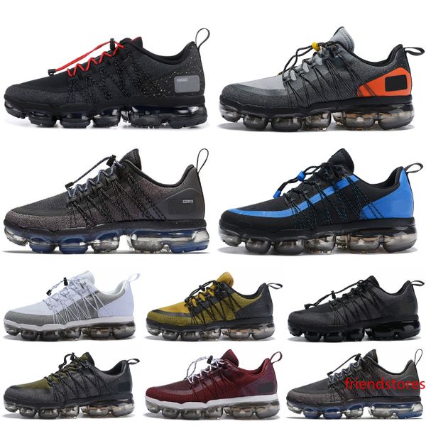 

топ run utility мужские кроссовки черный антрацит средний оливковый белый отражают серебро дизайнерские кроссовки спортивные кроссовки разме