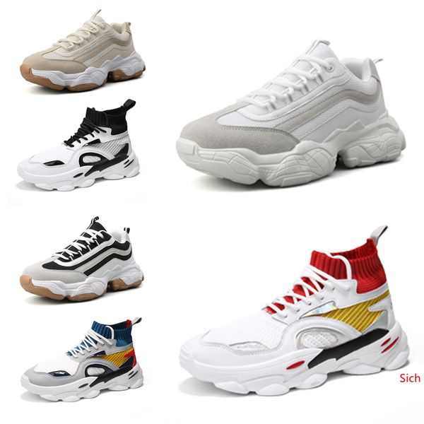 

скидка кроссовки мужчин носок обуви платформа папа chaussures hommes мужские тренеры спортивный спорт dad кроссовки zapatos 39-44 style 5