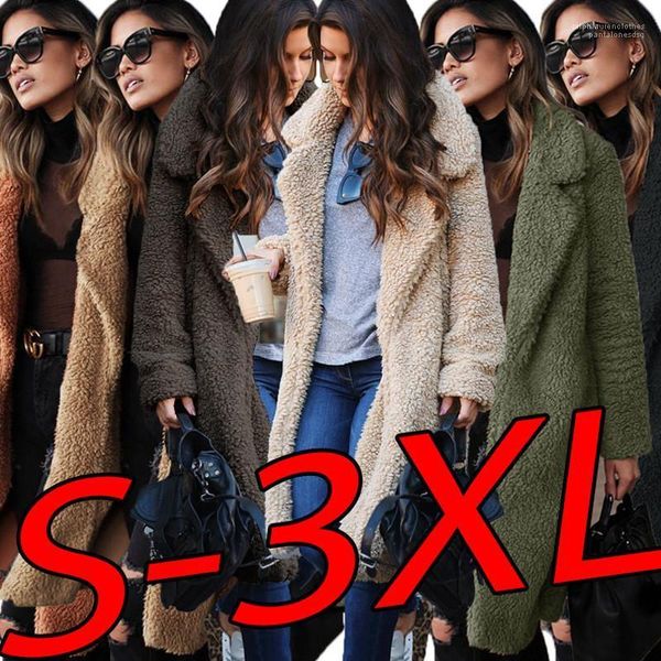 

turn down collar coats long sleeved spring coat women long jackets winter autumn woolen, Black;brown