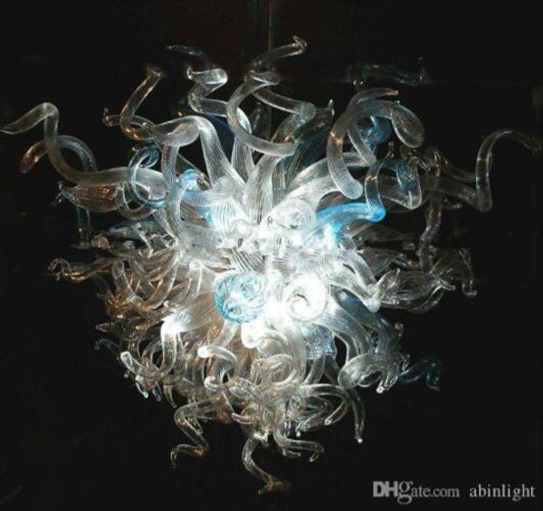 

led light source hand blown murano glass lamp european crystal style modern ceiling chandeliers and pendant lamps
