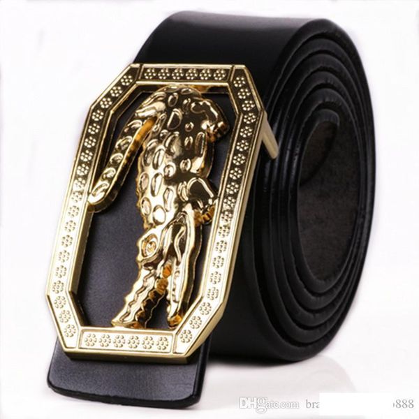 

mens designer belts with crocodile buckle all match jeans pant waistband autumn winter girdle cintura luxury youth boy student, Black;brown