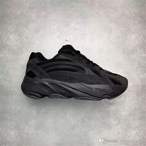 

2019 orginal 700 vanta wave runner 114yeezy man woman running hoe grey black uede port neaker 3m reflective with box