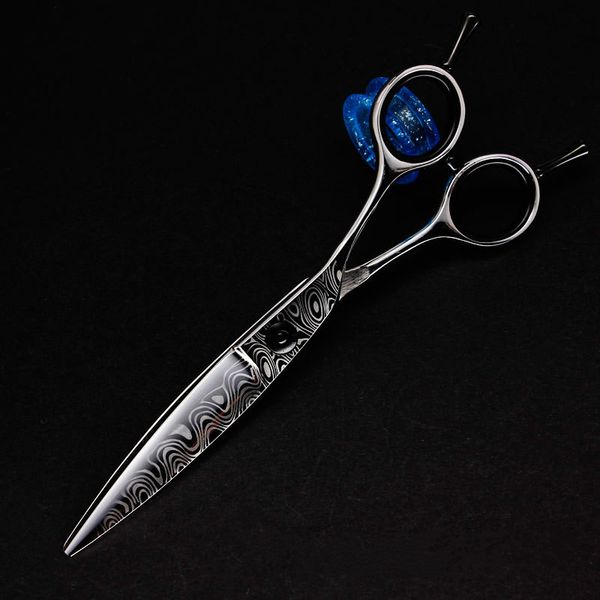 

very sharp barber hair cutting scissors professional 6 inch razor edge hair cutting shears with markov texture for salon