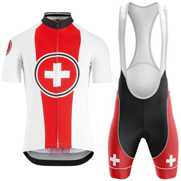 

white swiss pro team anti-uv cycling jersey 19d gel bike short bib suit mtb ropa ciclismo mens summer bicycling maillot clothing, Black;blue