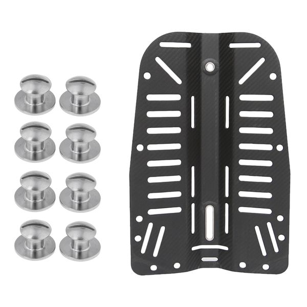 

scuba diving back plate bcd harness with 8 screws accessories high strength