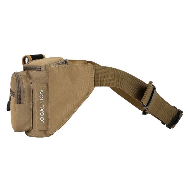 

1pcs multifunctional outdoor waist bag shoulder bag sports bags outdoor pack tactical military equipment, Black;gray
