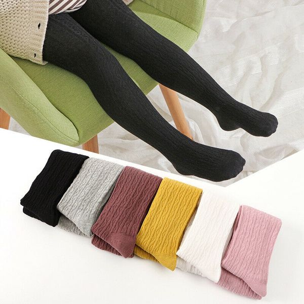 

2020 baby autumn winter solid candy color tights for toddler kid baby girl ribbed stockings cotton warm pantyhose tight 0-6y, Blue