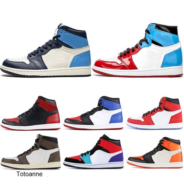 

1 high og basketball shoes unc 1s men homage to home royal blue mens trainers sport designer sneakers size 36-46