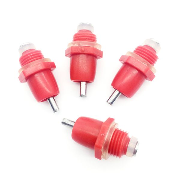 

20 pcs red spring type chicken with nipple drinking water drinking fountain mouth water poultry farming equipment