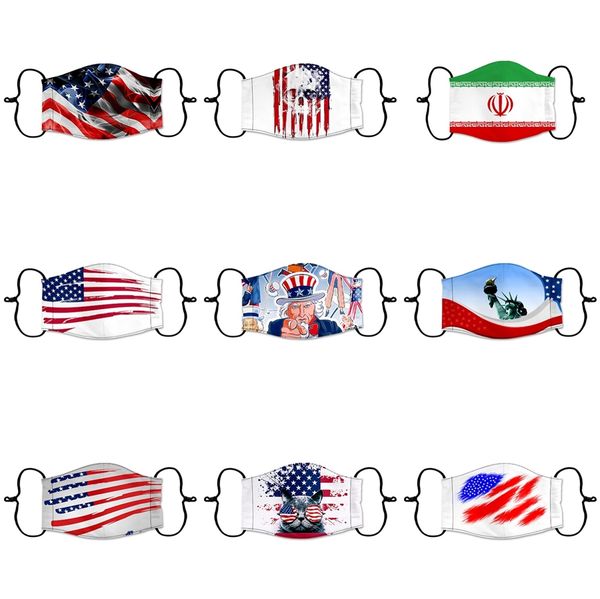 

personality designer mask pm2.5 printing face mask with valve camouflage cotton exportable washable sunscreen protetive mask hh9-3052 #7031