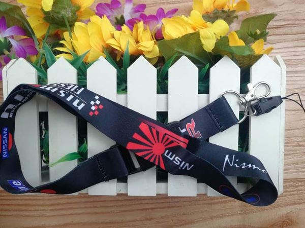 

Оптовая NISSAN талреп стиль авто гонки брелок для ключей мобильный ID карты висит рем