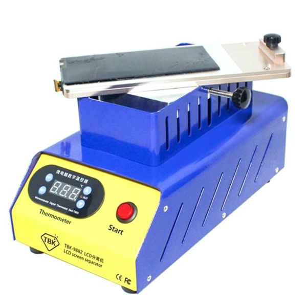 

tbk-988z 7 inch rotating curved screen de-gluing separator multifunction mobile phone lcd screen repair constant heating