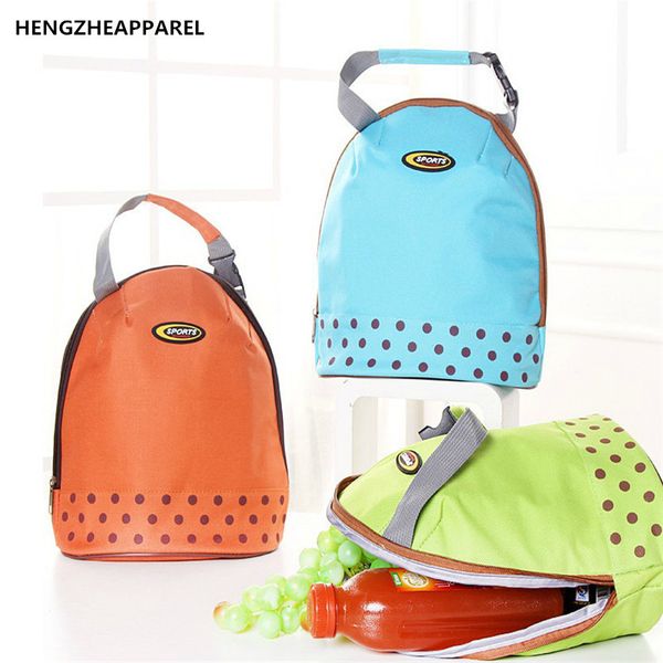 

lunch package women portable insulated thermal cooler bag ice pack lunch bags storage containers picnic handbag, Blue;pink