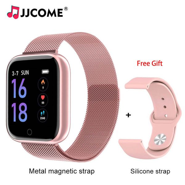 

t80 smart watch 1.3inch ip67 waterproof health bracelet 2 straps heart rate blood pressure measurement smartwatch fitness tracker wristband